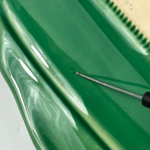 Appolia Casserole Dish French Glazed Ceramic Green Emerald Baking Serving Dish - Picture 15 of 16